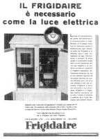 Pubblicit Frigidaire (Domus, luglio 1932). 