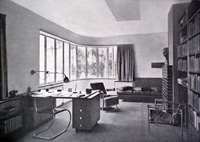 Studio di Villa Curry, nel Devon (Casabella, luglio 1933)