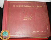 Album di dischi <i>Le Canzoni italiane per l'Impero</i>, 1936 (Museo della Comunicazione G. Pelagalli, Bologna)